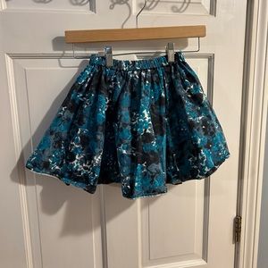 Crewcuts blue tie dye skirt, size 4-5